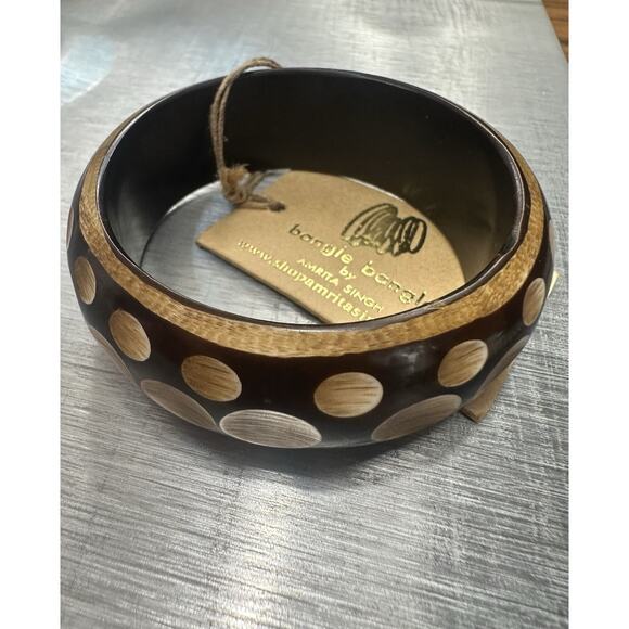 Carved Wooden Bracelet